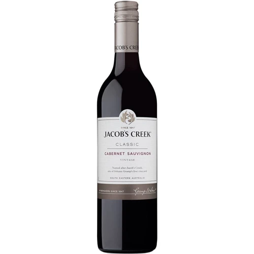 Вино Jacob's Creek Classic Cabernet Sauvignon 0.75л, красное сухое, 10.5-15% (STA9300727013316)