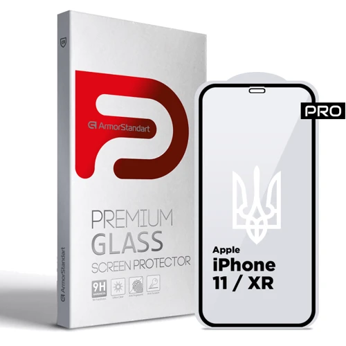 Защитное стекло для iPhone ArmorStandart Tempered Glass Pro 3D LE Black for iPhone 11 / XR (ARM65653)