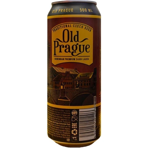 Пиво Old Prague Bohemian Dark Lager 0.5 ж/б (PLS5551)