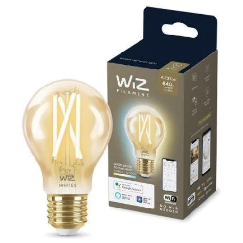 Розумна лампочка WiZ, E27, 7W, 50W, 640Lm, A60, 2000-5000К, Wi-Fi