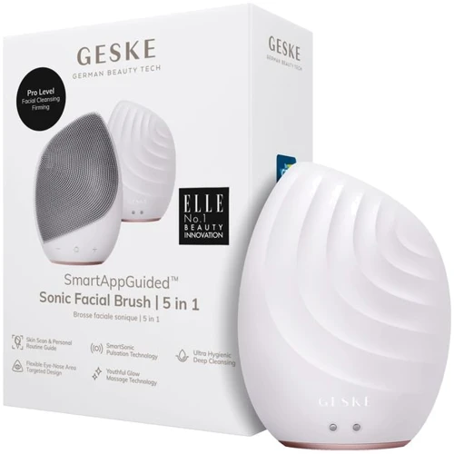 Звуковая щетка для лица GESKE Sonic Facial Brush 5 в 1 Starlight (GK000010SL01)