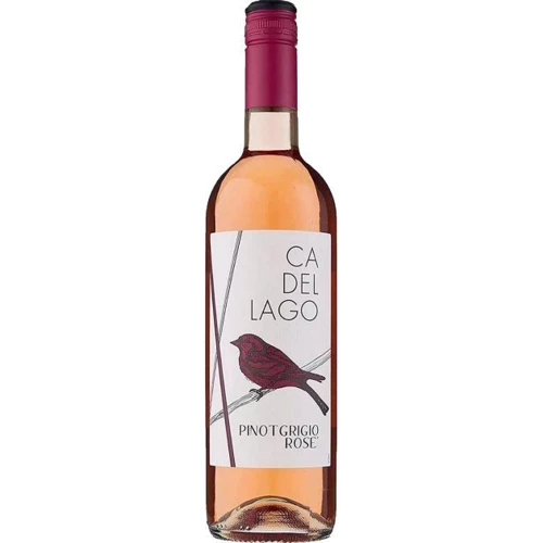 Вино Ca' Del Lago, Pinot Grigio Delle Venezie Rosato DOC, Veneto, розовое сухое, 0.75 л (PRV8003625071334)