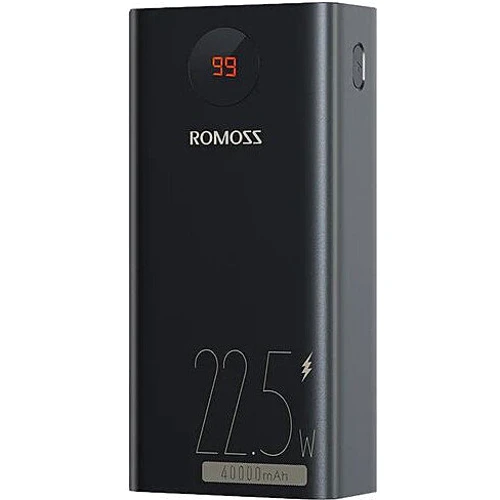 Зовнішній акумулятор Romoss Power Bank 40000mAh 22,5W PEA40PF Black (PEA40-152-2133H)