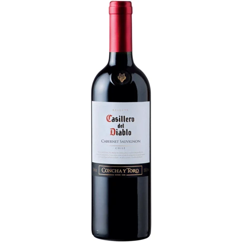 Вино Casillero del Diablo "Cabernet Sauvignon" (сухое, красное) 0.75л (BDA1VN-VCT075-005)