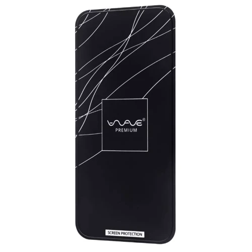 Захисне скло для iPhone WAVE Tempered Glass Premium Black для iPhone 14 Pro Max