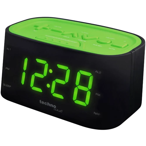 Годинник настільний Technoline WT465 Black/Green (WT465 grun) (DAS301825)