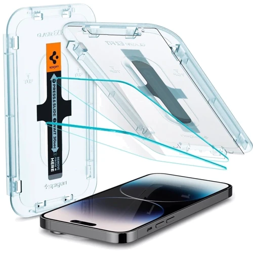 Защитное стекло для iPhone Spigen Tempered Glass Glas tR Align Master FC 2 Pack Black (AGL05216) for iPhone 14 Pro