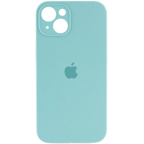 Чохол для iPhone Mobile Case Silicone Case Full Camera Protective Marine Green для iPhone 15 Plus