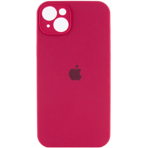 Чохол для iPhone Mobile Case Silicone Case Full Camera Protective Rose Red для iPhone 15