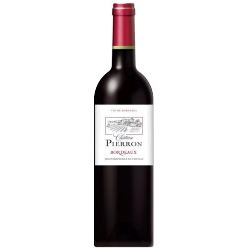 Вино Château Pierron Bordeaux AOC, красное сухое, 0.75л 13% (PRV3499141369270)