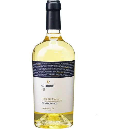 Вино VIGNETI ZABU, CHIANTARI CHARDONNAY TERRE SICILIANE, белое сухое, 0.75л 13-13.5% (STA8033237520616)