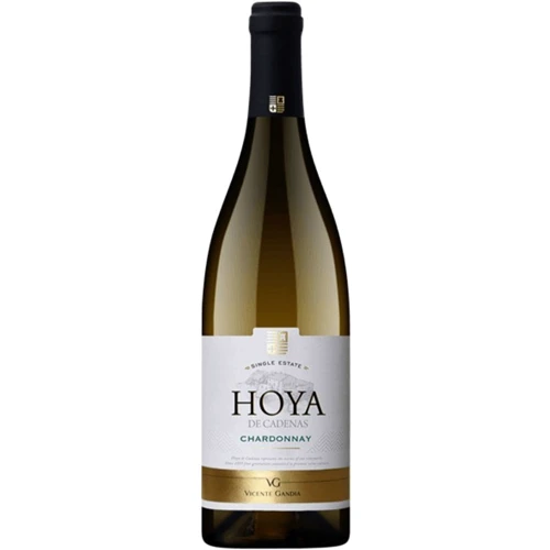 Вино Hoya de Cadenas Chardonnay, біле сухе, 0.75л 12.5% (WHS8410310606205)