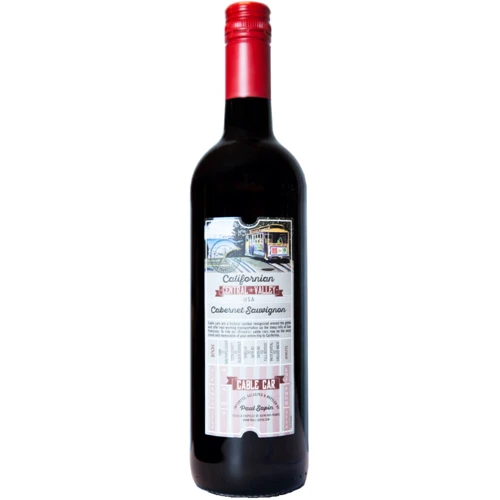 Вино Cable Car Cabernet Sauvignon червоне сухе 0.75л (VTS1786520)