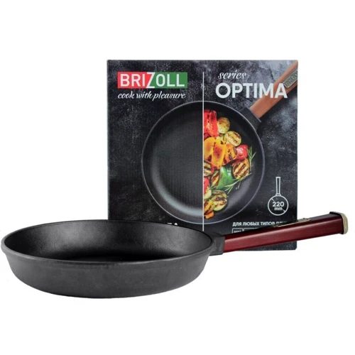 Сковорода Brizoll Optima-Bordo 22х4.25 см (O2240-P2)