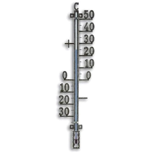 Термометр вуличний TFA метал Античне олово з кріпленням 65x18x275 мм (12500150)
