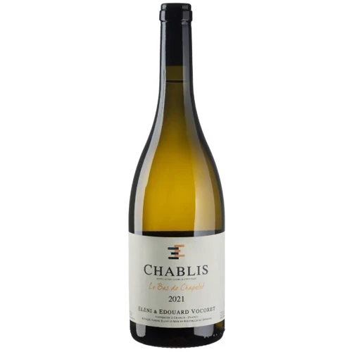 Вино Eleni та Edouard Vocoret Chablis Bas de Chapelot 2021 біле сухе 0.75л (BWR8337)