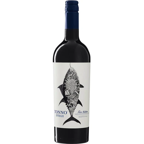 Вино Mare Magnum Syrah Tonno Organic, червоне сухе, 0.75л (WNF7340048604864)