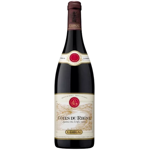 Вино E.Guigal Cotes-du-Rhone Rouge, червоне сухе, 14% 0.75л (AS8000015291770)