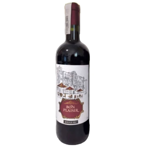 Вино Maison Bouey Bon Plaisir Rouge Sec, червоне, сухе, 0.75л 12% (AS8000018602144)