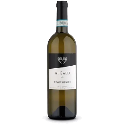 Вино Ai Galli Pinot Grigio DOC Venezia, сухое белое, 0.75л 13% (ALR15575)