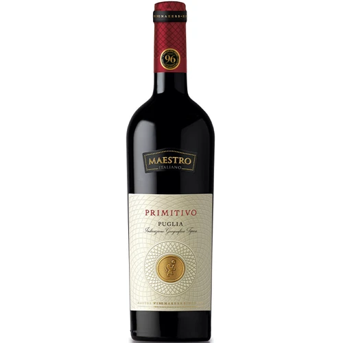 Вино Maestro "Primitivo" Puglia красное 0.75 л (WHS8008900006797)