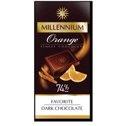 Шоколад Millennium Favorite Orange чорний 74% 100 г (4820075504694)