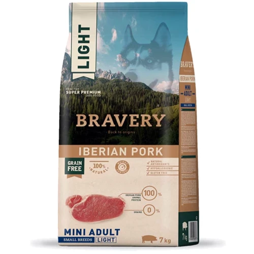 Сухой корм Bravery Iberian Pork Mini Adult с иберийской свининой 2 кг (6695 BR IBER M_ 2KG)