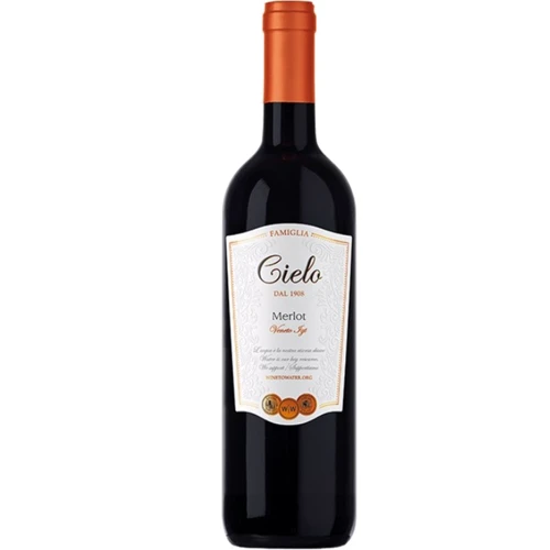 Вино Cielo Merlot Tre Venezie IGT красное сухое 12 % 0.75 л (WHS8008900004212)