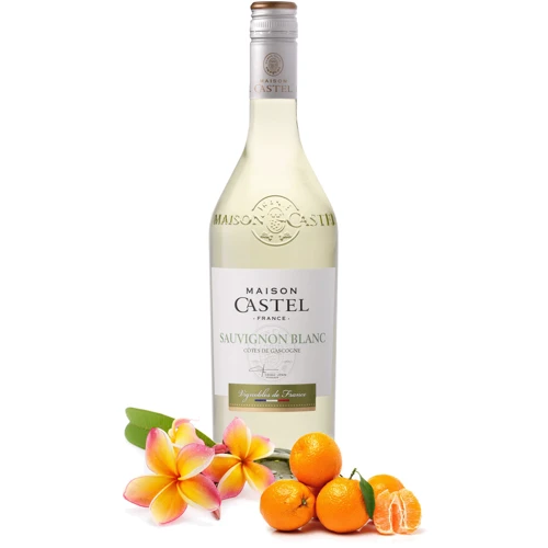 Вино Maison Castel "Sauvignon Blanc" (сухе, біле) 0.75л (BDA1VN-VCS075-005)