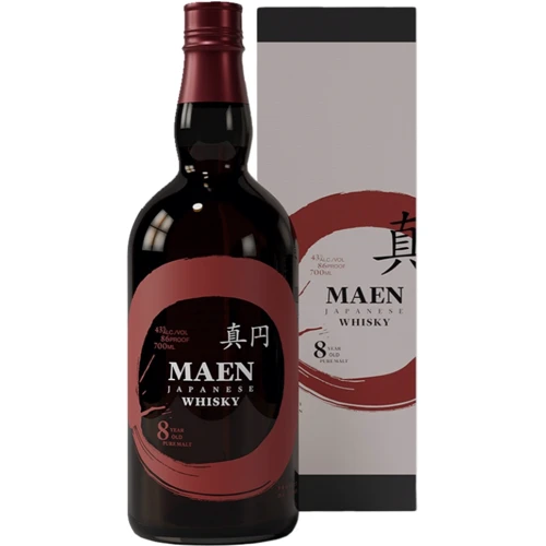 Виски Maen The Perfect Circle Pure Malt Japanese Whisky 8 YO gift box 43 % 0.7 л (WHS088320002218)