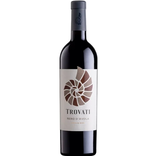 Вино Trovati Nero d'Avola Sicilia DOC красное сухое 13 % 0.75 л (WHS8032601682424)