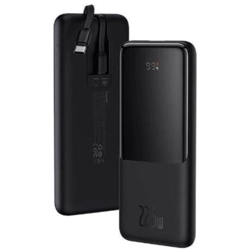 Зовнішній акумулятор Baseus Power Bank 10000mAh Elf Digital Display Fast Charge 22.5W Black (PPJL010001)