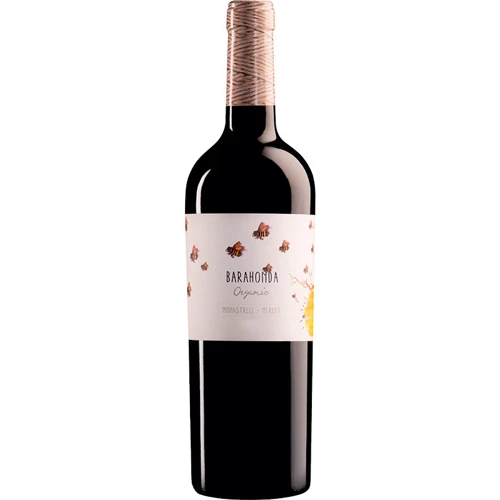 Вино Barahonda Organic "Monastrell-Merlot" червоне 0.75 л (WHS8437015640303)