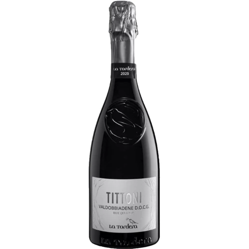 Вино игристое La Tordera Prosecco Rive Di Vidor Valdobbiadene DOCG Tittoni Spumante Dry, белое сухое, 0.75л 11.5% (STA8033011560104)