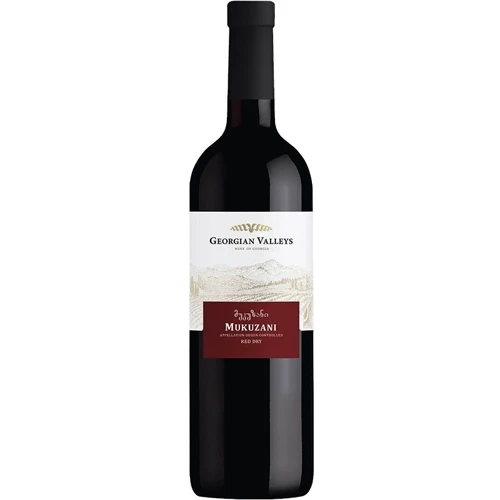 Вино Georgian Valleys Mukuzani Red Dry, красное сухое, 0.75л 13% (WHS4860038000146)