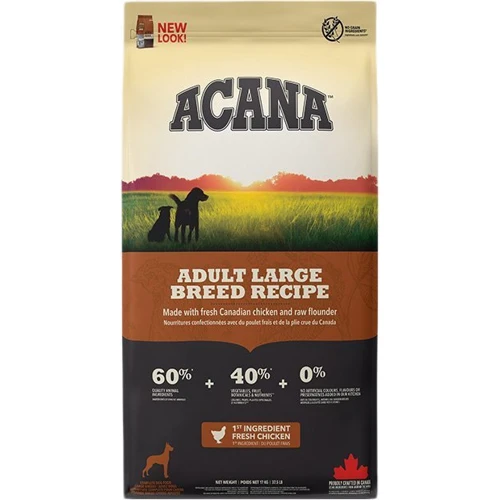 Сухий корм для собак ACANA Adult Large Breed Recipe з м'ясом курчати для великих та гігантських порід 17 кг (a52117)