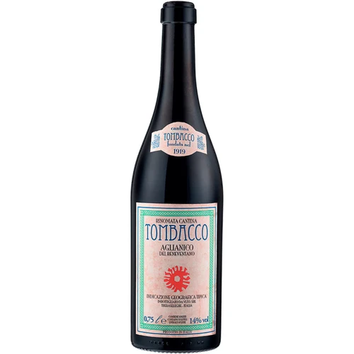 Вино Tombacco Aglianico IGT del Beneventano красное 0.75 л (WHS8003030884567)