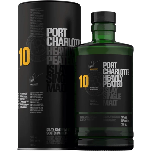 Виски Bruichladdich «Port Charlotte 10YO» (50%) 0.7 л (BDA1WS-WBC070-015)