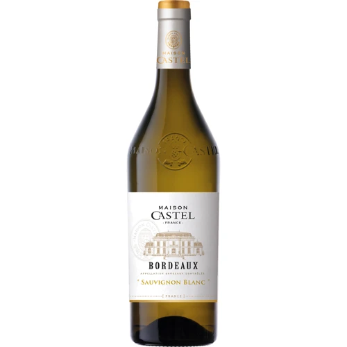 Вино Maison Castel Bordeaux Blanc Sauvignon, біле, сухе, 0.75л 12.5% (BDA1VN-VCS075-059)