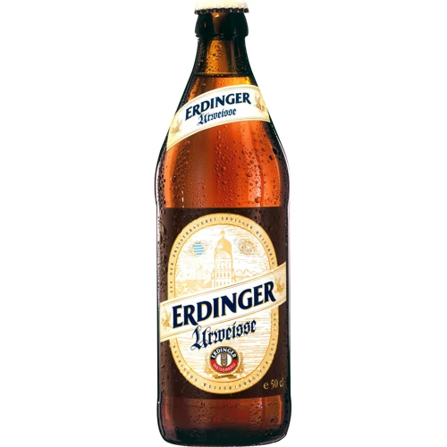 Упаковка пива Erdinger Urweisse, світле нефільтроване, 4.9% 0.5л х 12 пляшок (EUR4002103240709)