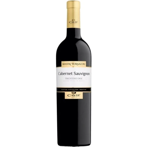 Вино Cavit Mastri Vernacoli Cabernet Sauvignon красное сухое 0.75л (VTS2407270)