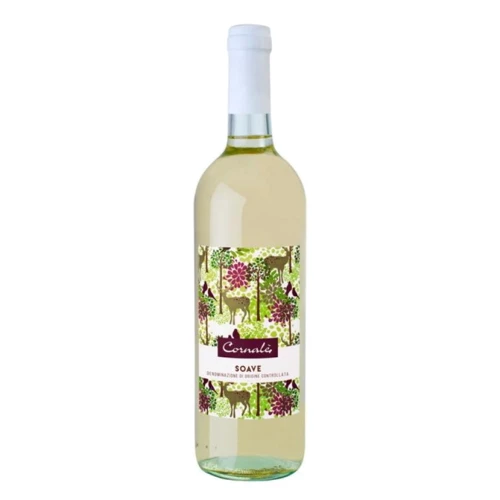 Вино біле сухе CORNALE SOAVE DOC, 0.75л 12% (STA8002167000482)