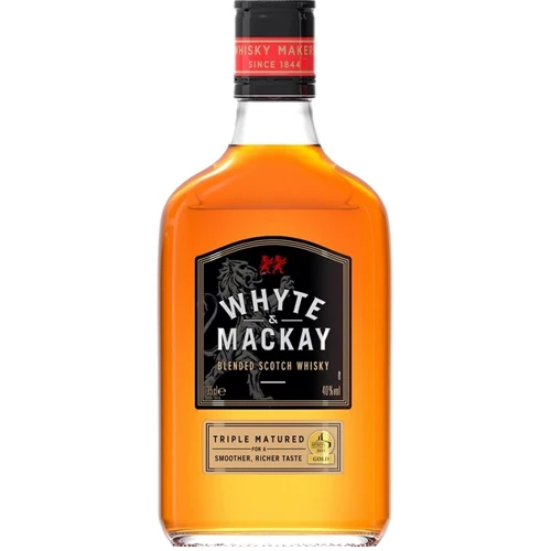 Віскі Whyte & Mackay Blended Scotch Whisky 40% 0.35 л (WNF5010196065085)