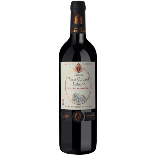 Вино Cheval Quancard Vieux Cardinal Lafaurie Lalande de Pomerol AOC, червоне сухе, 11-14.5% 0.75л (MAR3176481026239)