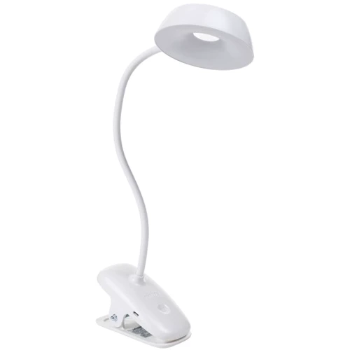 Лампа настільна Philips LED Reading Desk lamp Donutclip 3W, 4000K, 1200mAh (Lithium battery), білий