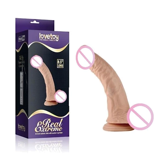 Вібратор LoveToy Real Extreme Vibrating Dildo 8.5"