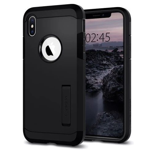 Чохол для iPhone Spigen Tough Armor Black (063CS25118) for iPhone Xs