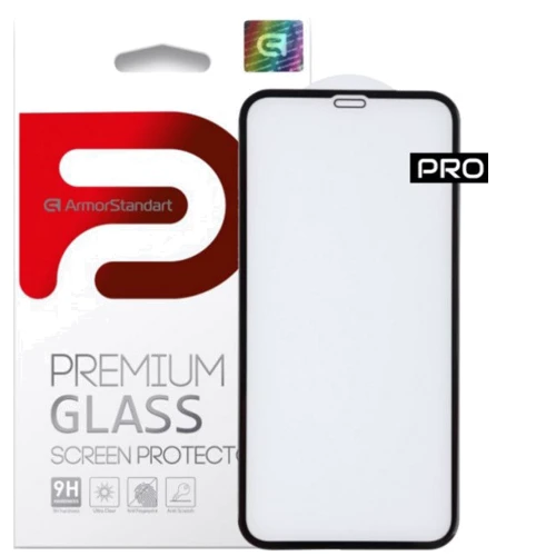 Захисне скло для iPhone ArmorStandart Tempered Glass Pro Black для iPhone 11/XR (ARM56212)