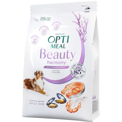 Сухой корм Optimeal Beauty Harmony Успокаивающий эффект для собак всех пород на основе морепродуктов 1.5 кг (4820215366854)