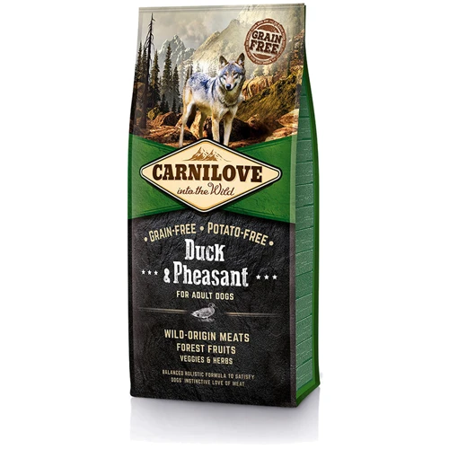 Сухий корм для дорослих собак Carnilove Duck & Pheasant 12 кг (8595602508860)